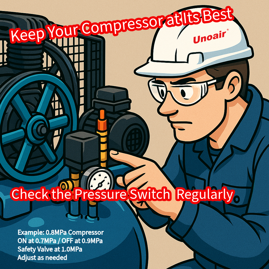 unoair pneumatic tool air compressor electrical torque screwdriver altas copco black decker milwaukee stanley snap on ingersoll rand schulz quincy Embraco champion safety vlave pressure switch